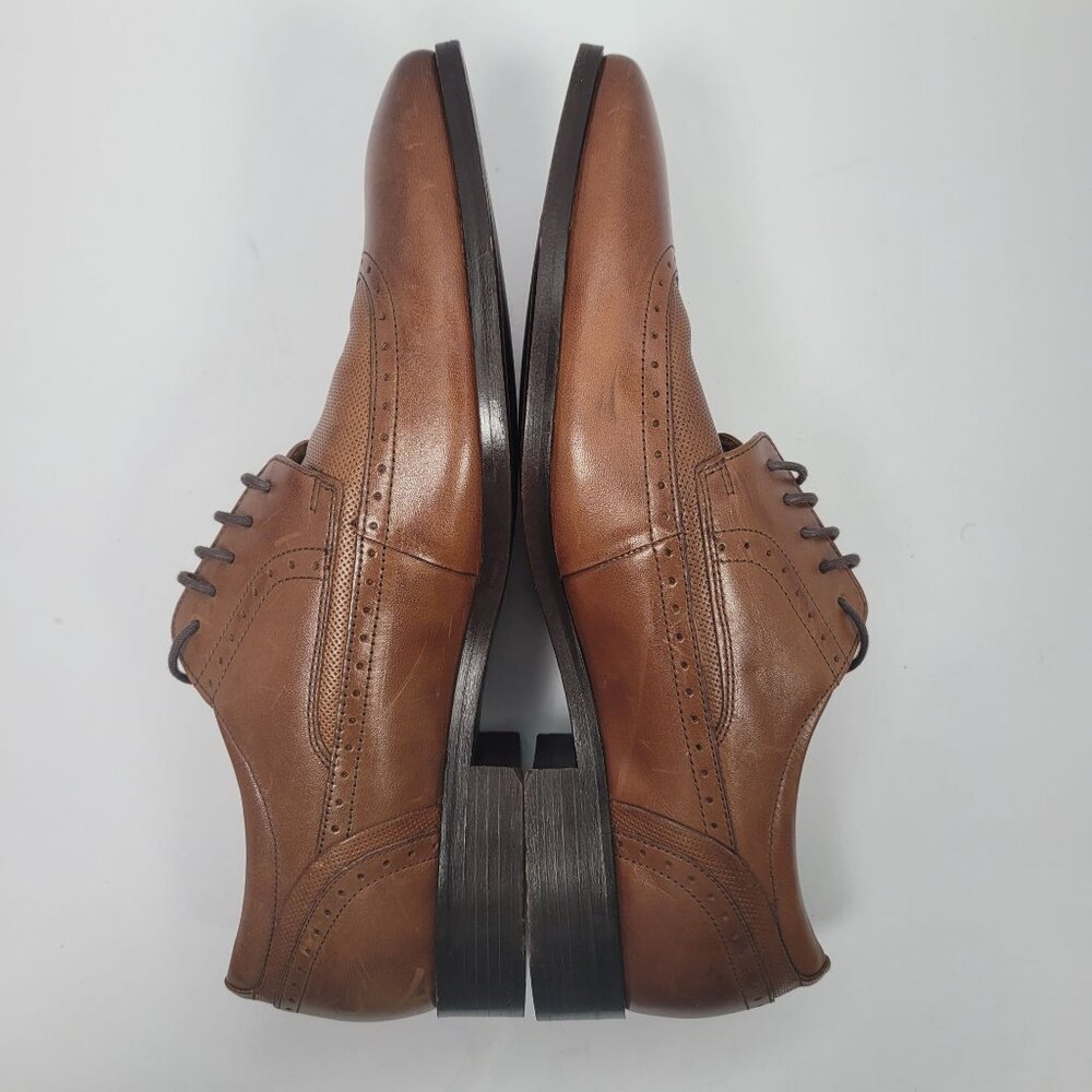 Johnston & Murphy Domani Men's Brown Oxford Dress Shoes 10.5M - Picture 6 of 8